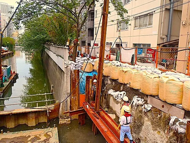 目黒川整備工事(その40)